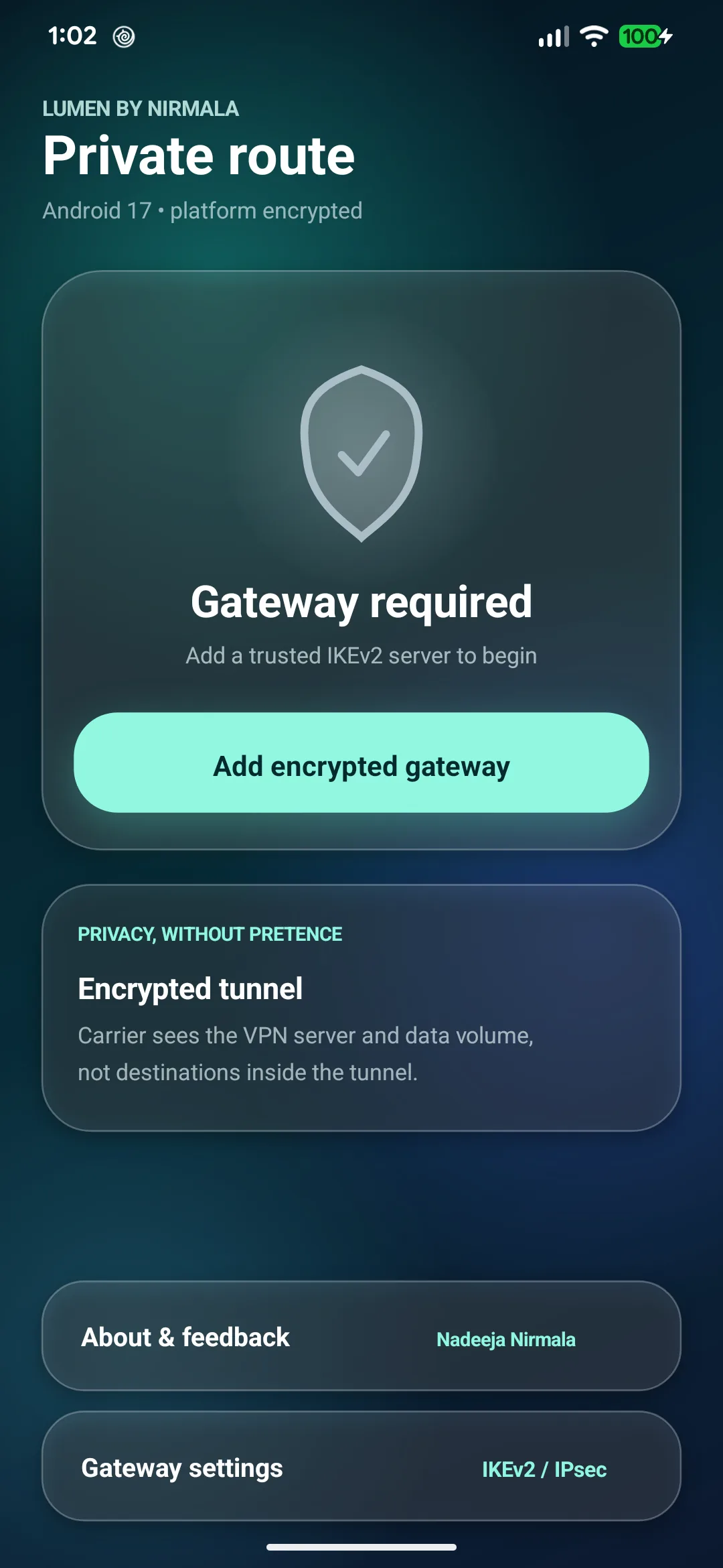 Lumen privacy-focused Android VPN application